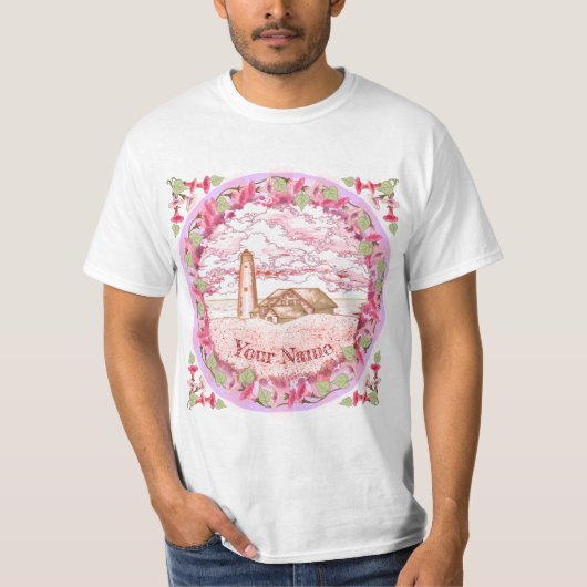 夜明けの灯台Tシャツ Tシャツ (正面)