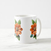 夜明けの炎の花びら 陽炎の開花 秋 コーヒーマグカップ (正面右)