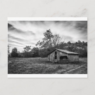 夜明けの白黒 ポストカード