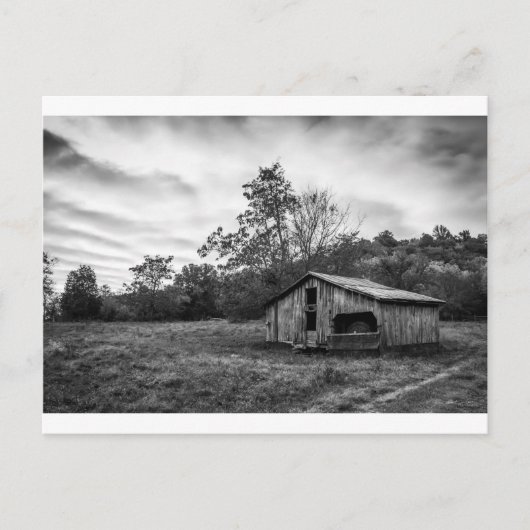 夜明けの白黒 ポストカード (正面)