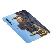 夜明けの空のポンテサンタンジェロ – ローマ，イタリア マグネット (右側)