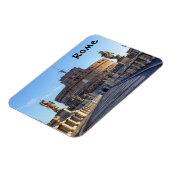 夜明けの空のポンテサンタンジェロ – ローマ，イタリア マグネット (左側)