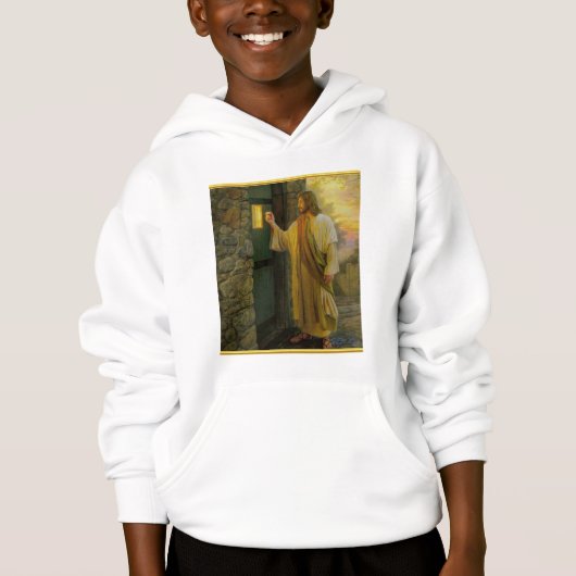 夜明けの訪問イエスが扉をノック素朴する (正面)