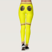 夜明けの訪問イエスが扉をノック素朴する レギンス (裏面)