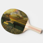 夜明けの訪問イエスが扉をノック素朴する 卓球ラケット (横)