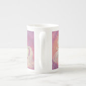 夜明けの赤面のユニコーン ボーンチャイナマグカップ (裏面)