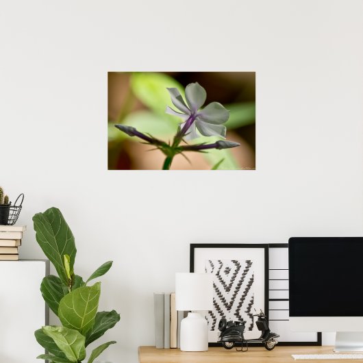 「夜明けの踊り」フロックス・ワイルドフラワーのポスター ポスター (ホームオフィス)