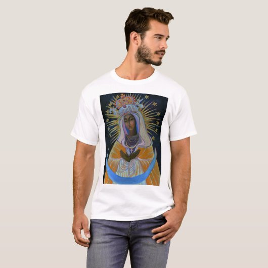 夜明けの門の我々の女性我々の女性ヴァージンメアリー Tシャツ (正面フル)