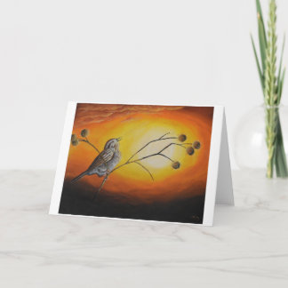 夜明けの門の笛吹き – カ空白のの挨拶 カード