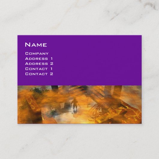 夜明けの闇 名刺 (正面)