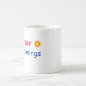 夜明けを受け入れる コーヒーマグカップ (中央)