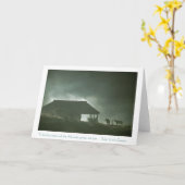 夜明けを待つ カード (黄色い花)