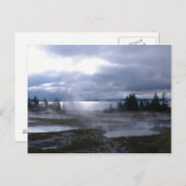 夜明けイエローストーン ポストカード (正面/裏面)