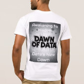 夜明けデータ Tシャツ (裏面)