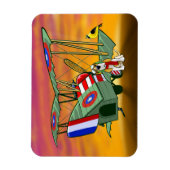 夜明けパトロール マグネット (縦)