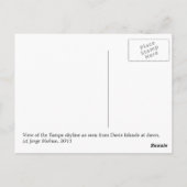 夜明けフロリダ州タンパ ポストカード (裏面)