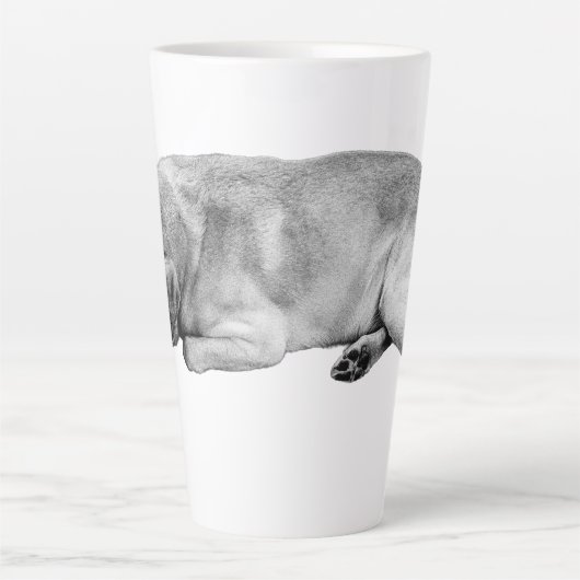 夜明けローフ、すべてうまくいっている カフェラテマグ (正面)