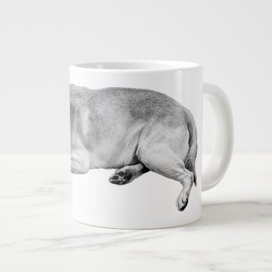 夜明けローフ、すべてうまくいっている ジャンボコーヒーマグカップ (正面右)