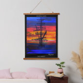 夜明け係留安全港 吊り下げ型タペストリー (寝室)