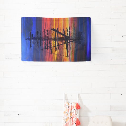 夜明け係留 横断幕 (インサイチュ)