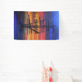 夜明け係留 横断幕 (インサイチュ)