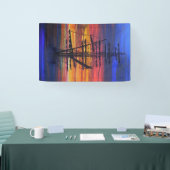 夜明け係留 横断幕 (トレードショー)