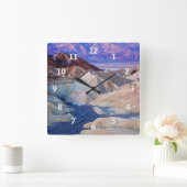 夜明け前のザブリスキーポイント スクエア壁時計 (ホーム)