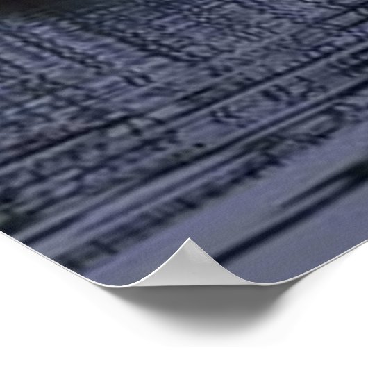 夜明け前の湖 ポスター (角)