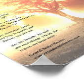 『夜明け前』の詩 ポスター (角)