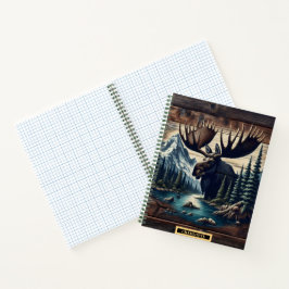 夜明け威厳のあるに穏やかな川に流れ込む ノートブック