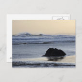 夜明け時の海岸線 ポストカード (正面/裏面)