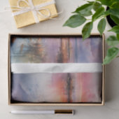 夜明け時の無人帆船の水色 薄葉紙 (ギフト)