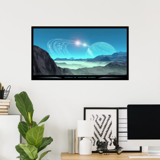 夜明け有瀬2565 ポスター (ホームオフィス)