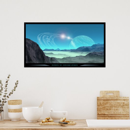 夜明け有瀬2565 ポスター (キッチン)