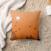 夜明け枕で飛ぶ クッション (ブランケット)