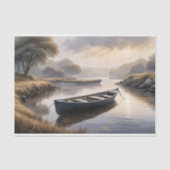 夜明け泥の中に捨てられたボート 薄葉紙 (正面)