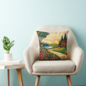 夜明け鮮やかの田舎で居心地の良い客室 クッション (椅子)