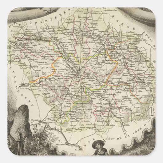 夜明け スクエアシール (正面)