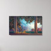 夜明け |マックスフィールドパリシュ | キャンバスプリント (正面)