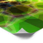 夜明け – ライムと金ゴールド出現 ポスター (角)