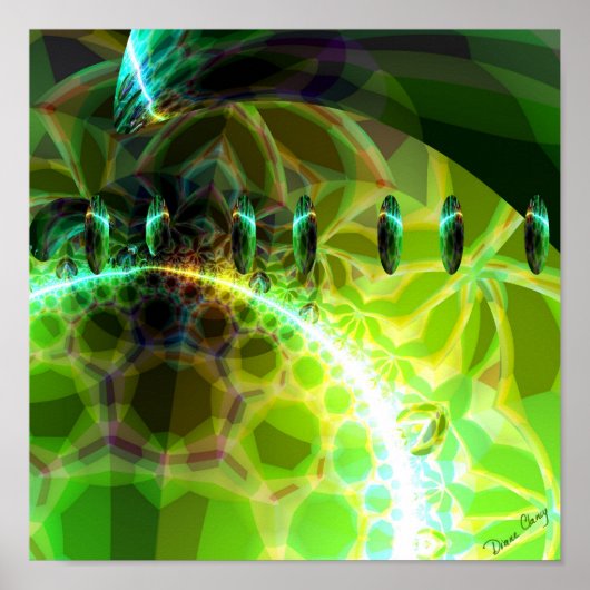 夜明け – ライムと金ゴールド出現 ポスター (正面)