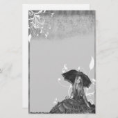 夜明け-文房具--を待っています 便箋 (正面/裏面)