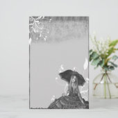 夜明け-文房具--を待っています 便箋 (スタンド正面)