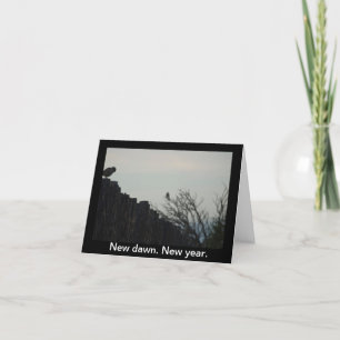 夜明け。新年。 シーズンカード