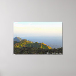 夜明け 朝 日の出 山 風景 旅行 写真 キャンバスプリント