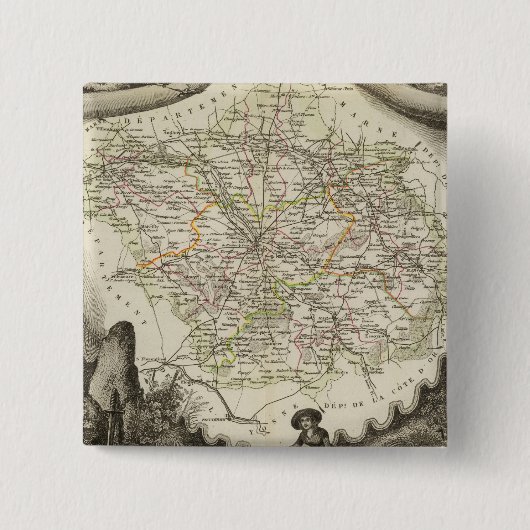 夜明け 缶バッジ (正面)