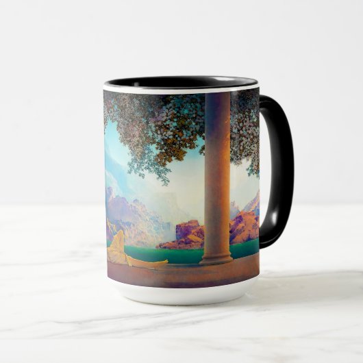 夜明け、1922年Maxfield Parrish マグカップ (正面右)