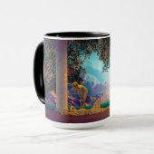 夜明け、1922年Maxfield Parrish マグカップ (正面左)