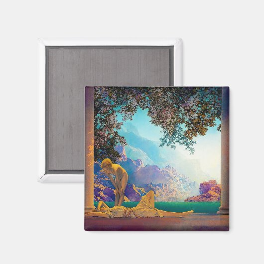 夜明け、1922年Maxfield Parrish マグネット (正面/裏面)