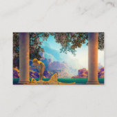 夜明け、1922年Maxfield Parrish 名刺 (正面)